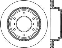 StopTech Sport Slotted Cryo Brake Rotor Rear Left 126.46063CSL