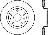 StopTech Sport Slotted Cryo Brake Rotor Front Left 126.48012CSL