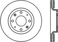 StopTech Sport Slotted Cryo Brake Rotor Front Right 126.50012CSR