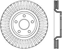 StopTech 11-13 Jeep Grand Cherokee Front Right Cryo Slotted Sport Rotor (Excludes SRT8) - 126.58008CSR