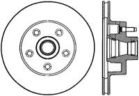 StopTech Sport Slotted Cryo Brake Rotor Front Left 126.61010CSL