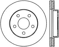 StopTech Sport Slotted Cryo Brake Rotor Front Right 126.61022CSR