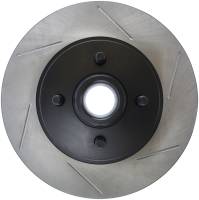 Stoptech - StopTech Power Slot 90-93 Ford Mustang 8cy (Exc Cobra Rear Disc) Front Left Slotted Rotor - 126.61026SL - Image 1