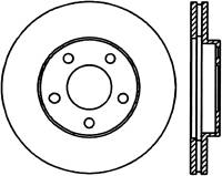 StopTech Sport Slotted Cryo Brake Rotor Front Left 126.61041CSL