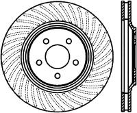 StopTech Power Slot 94-04 Ford Mustang Front Right Slotted CRYO Rotor - 126.61045CSR