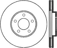 StopTech Sport Slotted Cryo Brake Rotor Front Left 126.61049CSL
