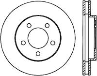 StopTech Sport Slotted Cryo Brake Rotor Front Right 126.61085CSR