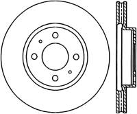 StopTech Sport Slotted Cryo Brake Rotor Front Right 126.61093CSR