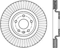 StopTech Sport Slotted Cryo Brake Rotor Front Right 126.61102CSR