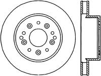 StopTech Sport Slotted Cryo Brake Rotor Front and Rear Left 126.62007CSL