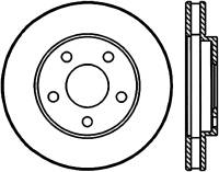 StopTech Sport Slotted Cryo Brake Rotor Front Left 126.62050CSL