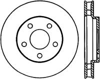 StopTech Sport Slotted Cryo Brake Rotor Front Left 126.62057CSL