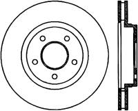 StopTech Sport Slotted Cryo Brake Rotor Front Right 126.62068CSR