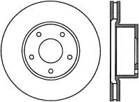 StopTech Sport Slotted Cryo Brake Rotor Front Right 126.62081CSR