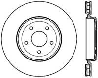 StopTech Power Slot 06-10 Corvette (Z06) / 10 Corvette Grand Sport Rear Left Slotted CRYO Rotor - 126.62103CSL
