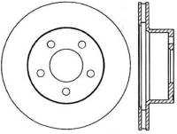 StopTech Sport Slotted Cryo Brake Rotor Front Left 126.63003CSL