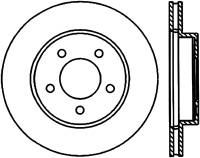 StopTech Sport Slotted Cryo Brake Rotor Front Right 126.63034CSR