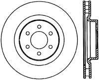 StopTech Power Slot 92-02 Dodge Viper Front Right Cryo Slotted Rotor - 126.63036CSR