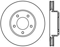 StopTech Sport Slotted Cryo Brake Rotor Front Left 126.63059CSL