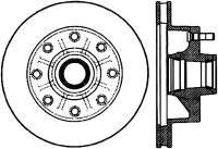 StopTech Sport Slotted Cryo Brake Rotor Front Left 126.65005CSL