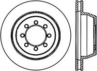 StopTech Sport Slotted Cryo Brake Rotor Front Right 126.65006CSR