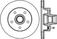 StopTech Sport Slotted Cryo Brake Rotor Front Right 126.65031CSR
