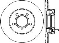 StopTech Sport Slotted Cryo Brake Rotor Front Right 126.65035CSR