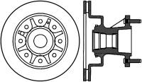 StopTech Sport Slotted Cryo Brake Rotor Front Left 126.65042CSL