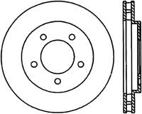 StopTech Sport Slotted Cryo Brake Rotor Front Left 126.65058CSL