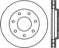 StopTech Sport Slotted Cryo Brake Rotor Front Left 126.65062CSL