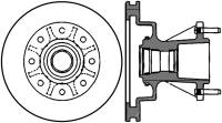 StopTech Sport Slotted Cryo Brake Rotor Front Left 126.65074CSL