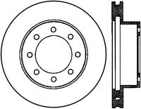 StopTech Sport Slotted Cryo Brake Rotor Front Left 126.65087CSL
