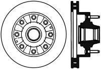 StopTech Sport Slotted Cryo Brake Rotor Front Left 126.65104CSL