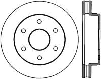 StopTech Sport Slotted Cryo Brake Rotor Front Left 126.66009CSL