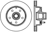 StopTech Sport Slotted Cryo Brake Rotor Front Left 126.66016CSL