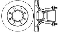 StopTech Sport Slotted Cryo Brake Rotor Front Right 126.66034CSR