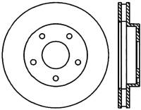 StopTech Sport Slotted Cryo Brake Rotor Front Left 126.66038CSL