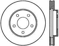 StopTech Sport Slotted Cryo Brake Rotor Front Left 126.66046CSL