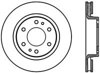 StopTech Sport Slotted Cryo Brake Rotor Front Right 126.66063CSR