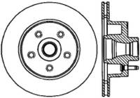 StopTech Sport Slotted Cryo Brake Rotor Front Left 126.67014CSL