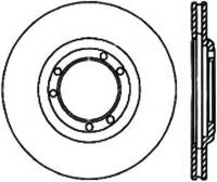 StopTech Sport Slotted Cryo Brake Rotor Front and Rear Left 126.67033CSL