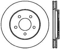 StopTech Sport Slotted Cryo Brake Rotor Front Left 126.67039CSL