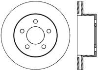 StopTech Sport Slotted Cryo Brake Rotor Front Left 126.67045CSL