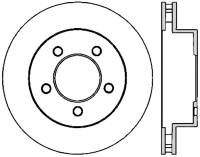 StopTech Sport Slotted Cryo Brake Rotor Front Right 126.67065CSR
