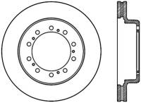 StopTech Sport Slotted Brake Rotor Front and Rear Right 126.80001SR