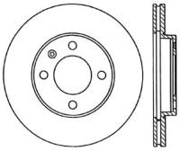 StopTech Sport Cryo Drilled/Slotted Brake Rotor; Front Right