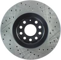 Stoptech - StopTech 05-06 Audi A4 Quattro/ 02-04 A6 Quattro / 99-02 S4 Front Right Slotted & Drilled Rotor - 127.33096R - Image 2