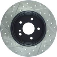 Stoptech - StopTech Sport Drilled/Slotted Brake Rotor; Rear Left - Image 2