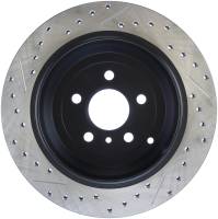 Stoptech - StopTech Sport Drilled/Slotted Brake Rotor; Rear Left - Image 2