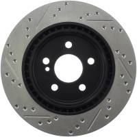 Stoptech - StopTech Sport Drilled/Slotted Brake Rotor; Rear Left - Image 2